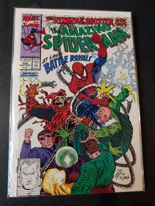 AMAZING SPIDER-MAN #338 THE NEW SINISTER SIX