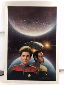 Keith Birdsong Star Trek: Voyager #17 , Paperback Cover Painting Original Art