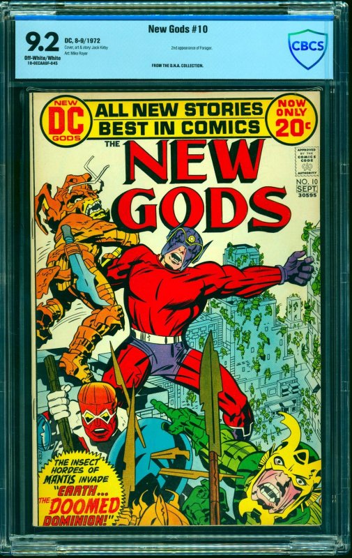 New Gods #10 CBCS NM- 9.2 Off White to White