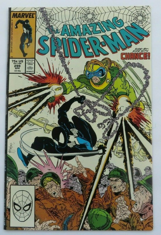 Amazing Spider-Man #299 VF+ Key Issue Venom Cameo Todd McFarlane 1987