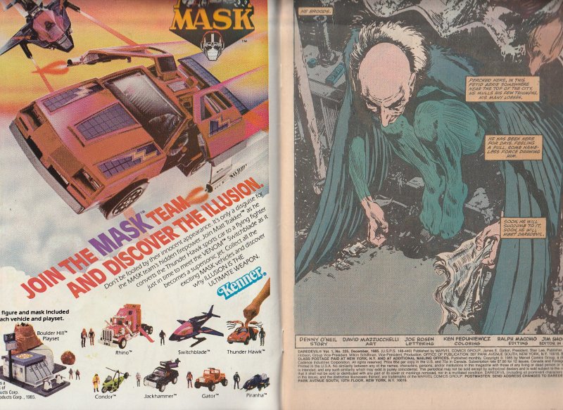 Daredevil(vol. 1)# 224  Daredevil vs The Vulture !!