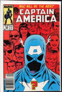 Captain America #333 (1987) Captain America [Key Issue]