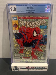 Spider-Man # 1 CGC 9.8 Newsstand Edition Todd McFarlane Marvel 1990 [GC18]