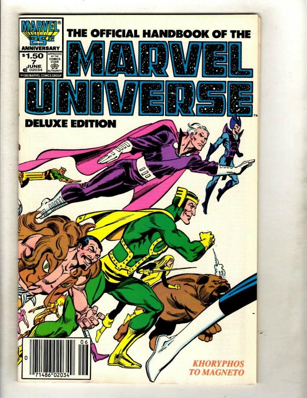 9 The Official Handbook of the Marvel Universe Marvel Comics 1 2 3 4 5 6 7 + WS1