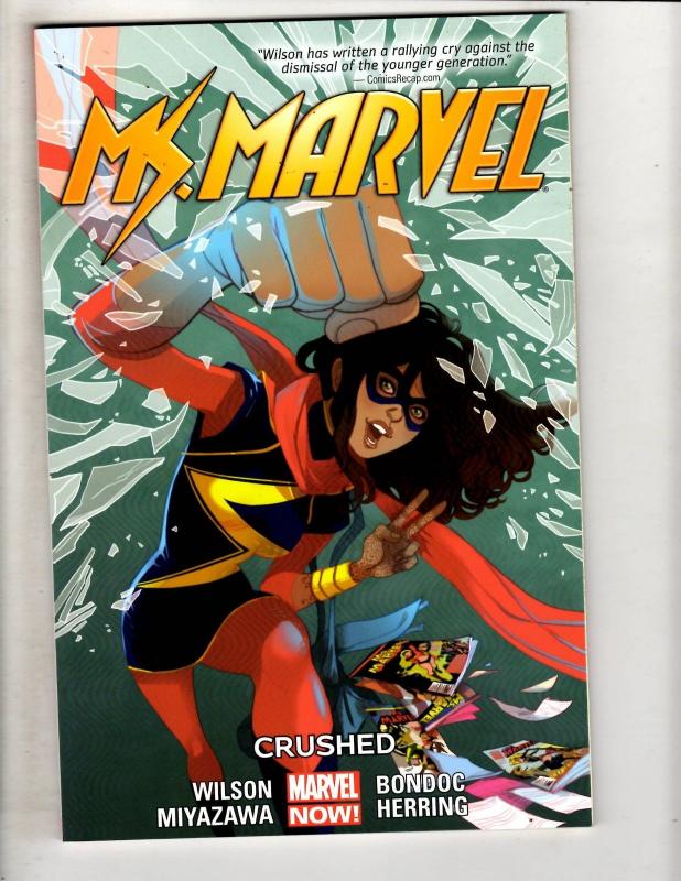 Ms. Marvel Crushed VOL. # 3 Marvel Comics TPB Graphc Novel Comic Book Khan J308