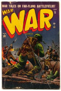 War Comics #10 1952- Atlas Golden Age VG- 