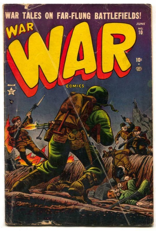 War Comics #10 1952- Atlas Golden Age VG-