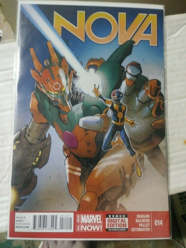 NOVA  # 14  VOL 5 2013 MARVEL NOW +  SAM ALEXANDER+beta ray bill thor