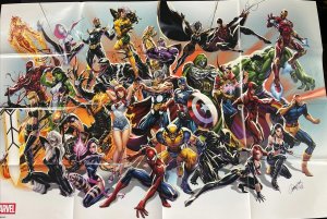 Marvel Universe by J. Scott Campbell Promo Folded Poster