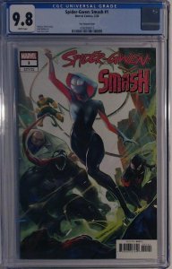 Spider-Gwen: Smash #1 (Marvel, 2024) Ivan Tao Cover, CGC 9.8