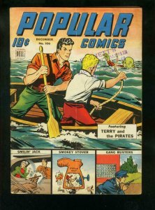 POPULAR COMICS #106 1945-SMILIN JACK-MILTON CANIFF-TERRY & PIRATES-very good VG