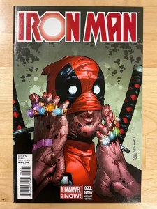 Iron Man #23 Deadpool Cover (2014)