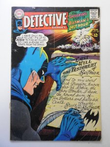 Detective Comics #366 (1967) GD Condition Bottom staple missing