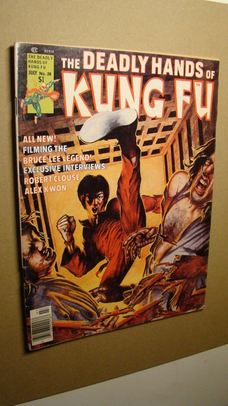 DEADLY HANDS OF KUNG FU 26 *SOLID* GREAT ART BRUCE LEE IRON FIST