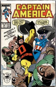 Captain America #328 (1987) Captain America [Key Issue]