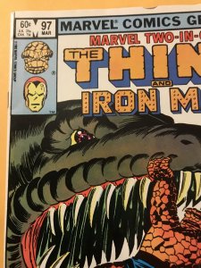 MARVEL TWO-IN-ONE #97 : 3/93 Fn+; The Thing & Iron Man