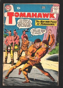 Tomahawk #63 1962-DC-Sci-fi issue-Rocket Ship story-G