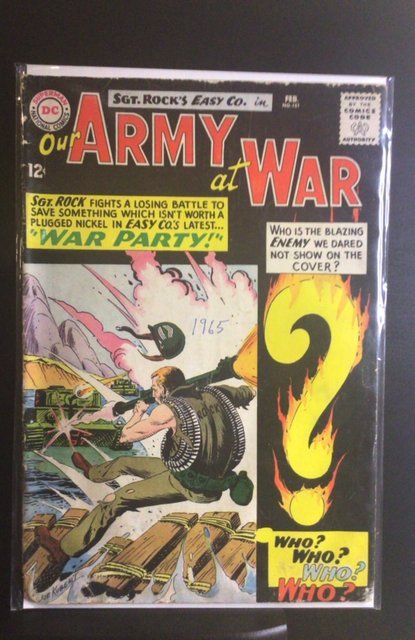 Our Army at War #151 (1965)