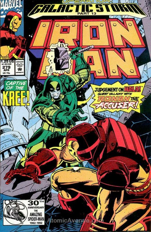 Iron Man (1st Series) #279 VF/NM; Marvel | save on shipping - details inside