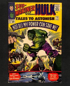 Tales To Astonish #75