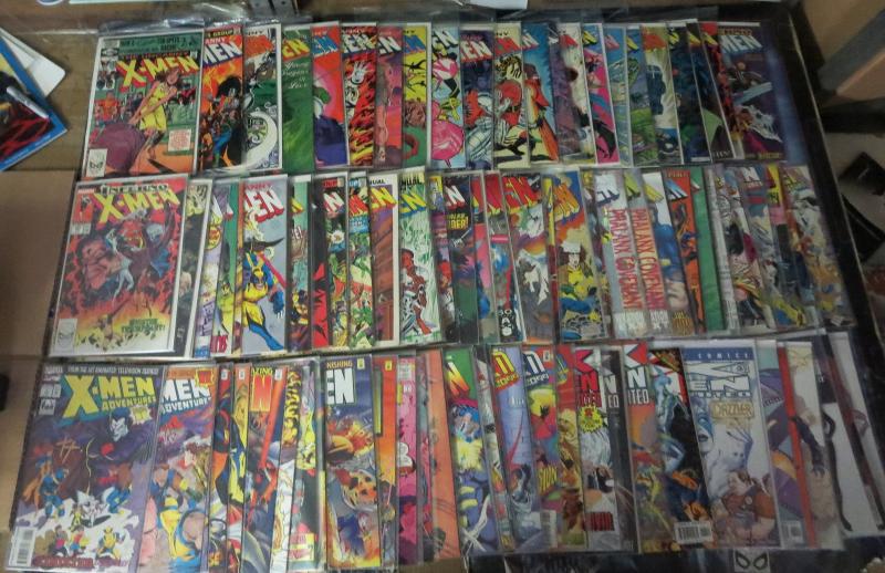 X-MEN MEGA Collection! 97 diff! VF/+, Romita,Lee,Silvestri,Claremont, 1981-2000