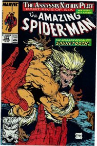 Amazing Spider-Man #324 (1963 v1) Erik Larsen Sabretooth VF+