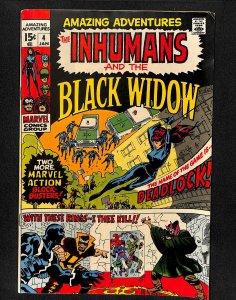 Amazing Adventures #4 Black Widow Inhumans!