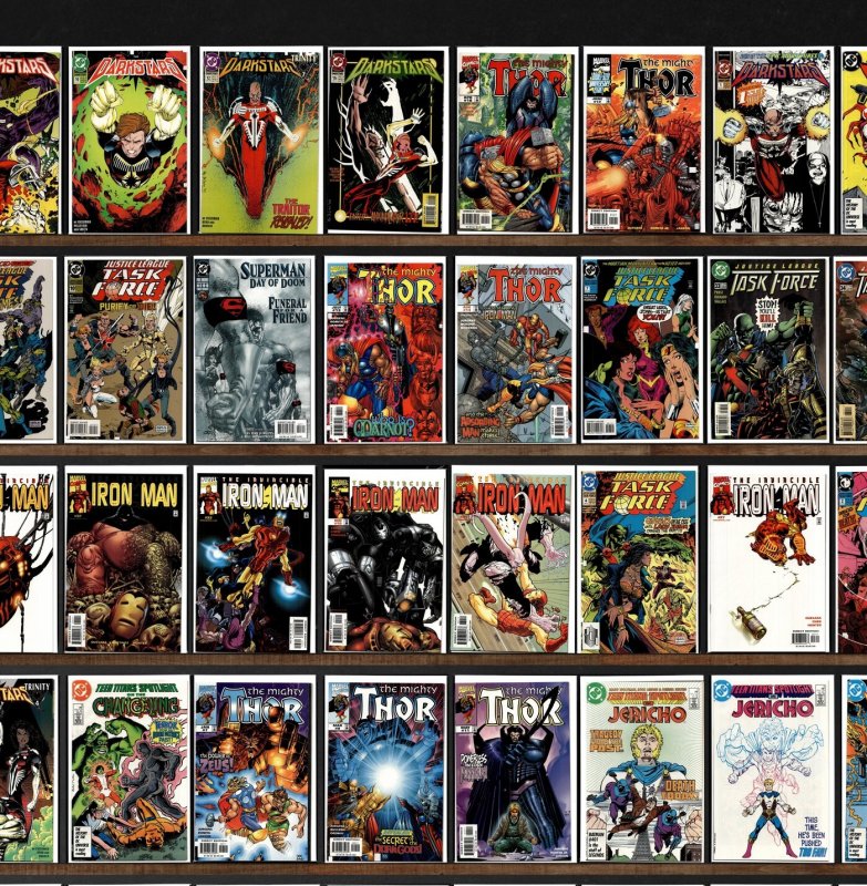 Huge Lot 140+ Comics with Darkstars, Iron Man, Thor & More!