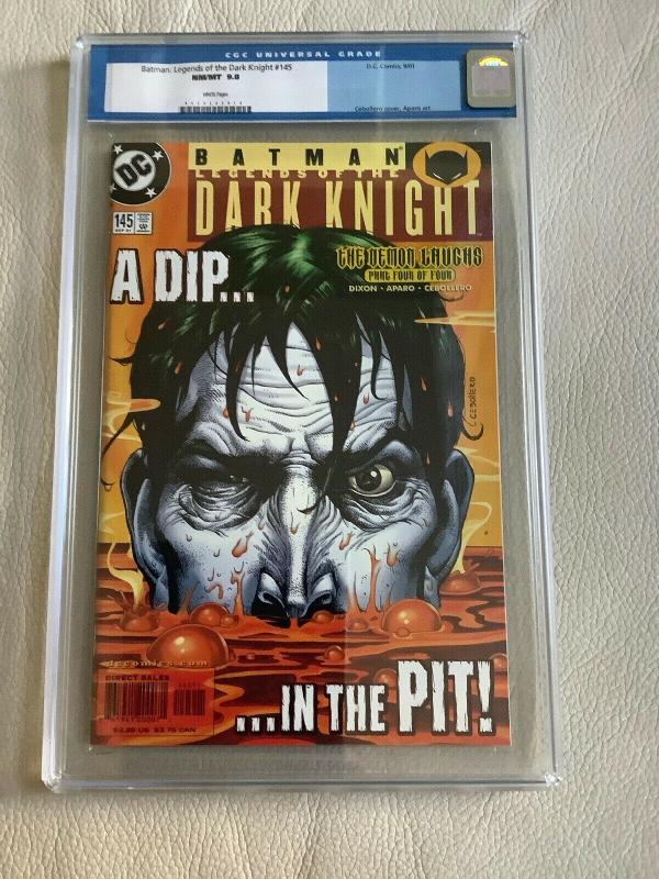 Batman Legends of the Dark Knight #145  CGC 9.8 (2001) Cebollero Joker Cover