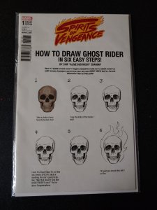 GHOST RIDER #1 VARIANT EDITION (HOW TO DRAW A GHOST RIDER COVER) HARD TO FIND