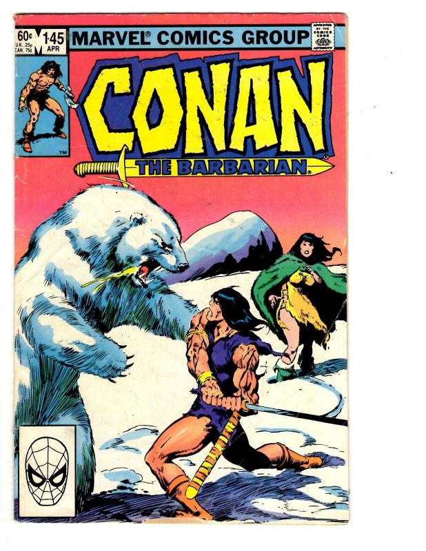 6 Conan the Barbarian Marvel Comic Books # 60 115 128 136 145 172 Buscema WM2