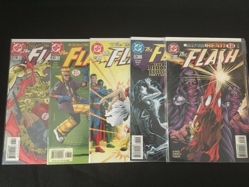 THE FLASH #108, 139, 142, 183, 198 VFNM Condition