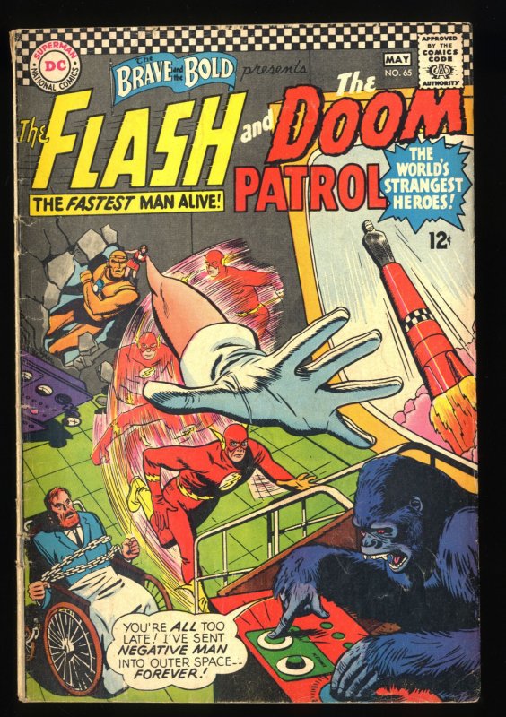 Brave And The Bold #65 Inc 0.3 Flash Doom Patrol!