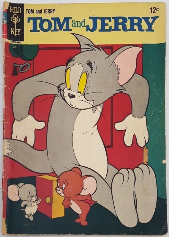 Tom and Jerry Dell Gold Key #230 June 1966 Low Grade PR 0.5