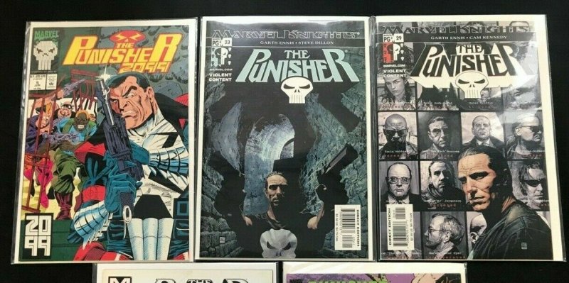 PUNISHER 5PC LOT (VF) BARRACUDA!! THE PRIZE GN!! 2003