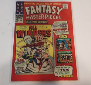 Fantasy Masterpieces 1966 #10 Reprints All Winners #19 Captain America