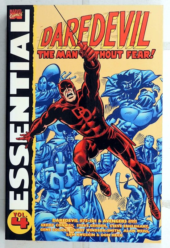 Essential Daredevil TPB #4 2008 Marvel Collects 1971 #75-101 & Avengers #111 B&W