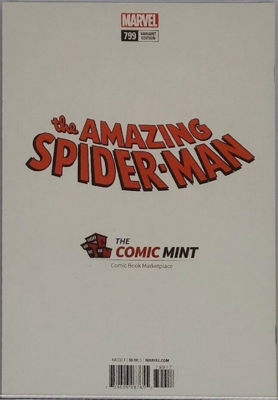 Amazing Spider-Man #799 Marvel 2018 CGC 9.8 Comic Mint Parrillo Variant LE 2700 