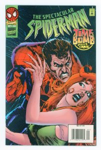 Spectacular Spider-Man #228 Tom DeFalco New Warriors Newsstand NM