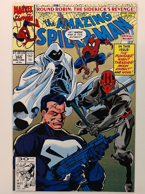 The Amazing Spider-Man #355 (8.5, 1991).