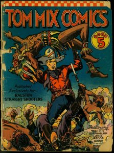 Tom Mix Comics #5 1941- Ralston Straight Shooters- Fred Meagher POOR/FAIR