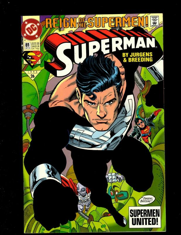 Lot of 8 Superman DC Comics Comic Books #76 79 80 81 82 83 84 88 HY3