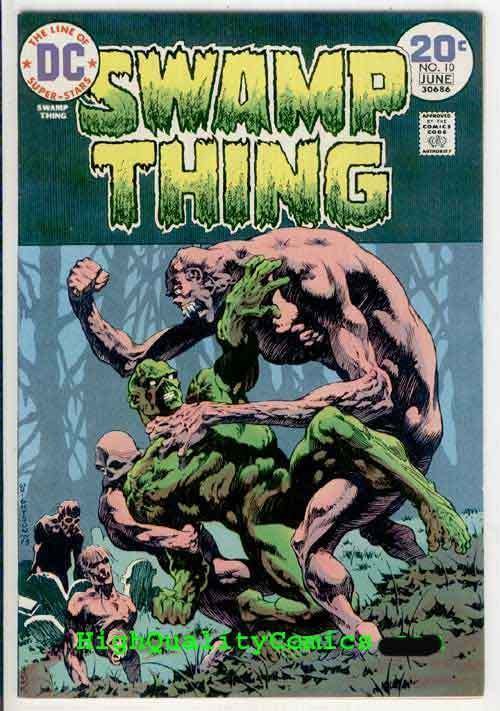 SWAMP THING #10, NM-, Bernie Wrightson, 1974, Len Wein, Orlando