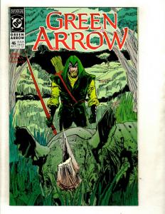 Lot Of 12 Green Arrow DC Comic Books # 38 39 40 41 42 43 44 45 46 48 49 50 JF30