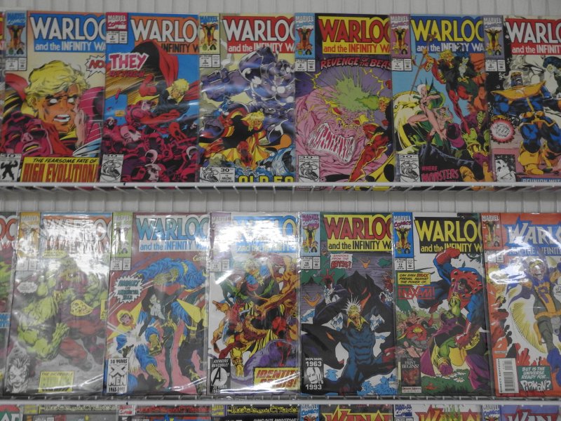 Warlock and The Infinity Watch #1-42 Complete Set! Beautiful VF-NM Avg Condition