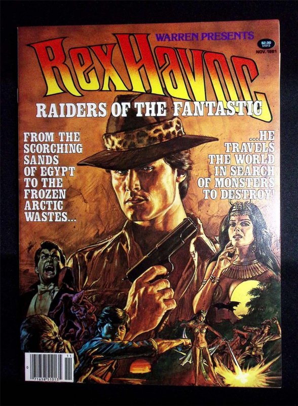 Warren Presents #14 VF 8.0 Warren Publishing 1981 Rex Havoc Raiders of Fantastic