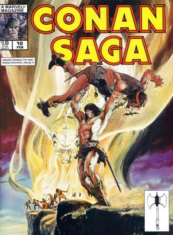 Conan Saga #10 VG ; Marvel | low grade comic