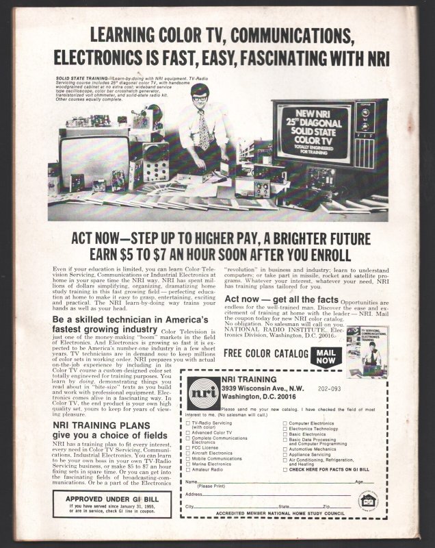 Stag 9/1973-Dam-Busters-WWII-Longest Night-Fire Fighters-Kay-Norem-Minney