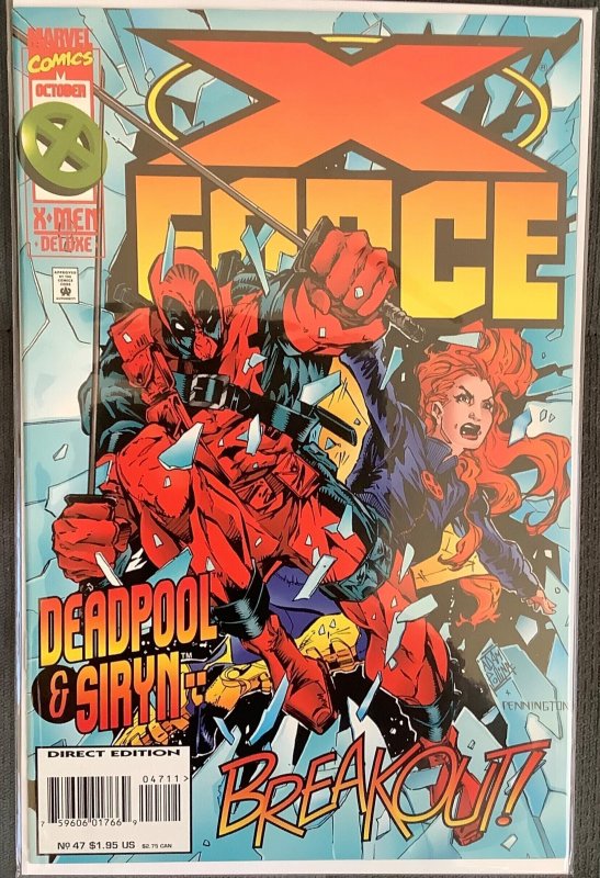 X-Force #47 (1995, Marvel) Deadpool Cover. NM/MT