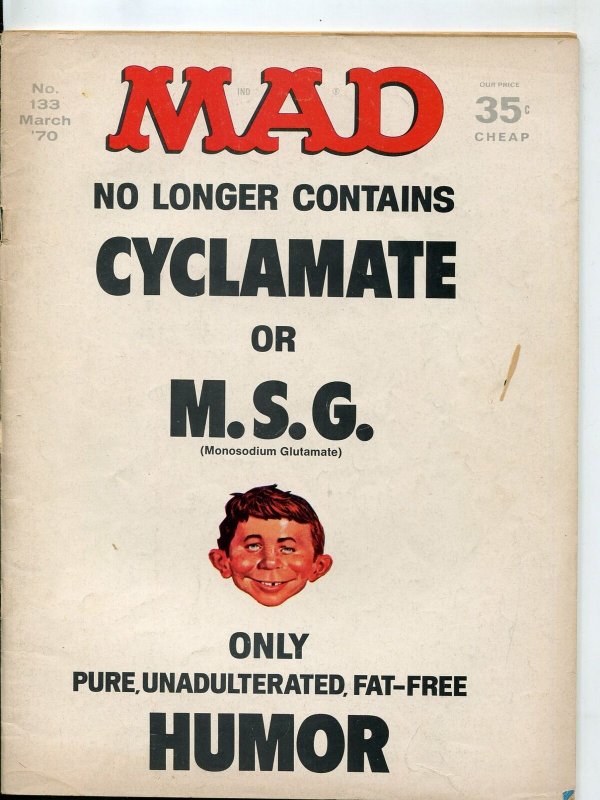 Mad-Magazine-#133-1970-Mort Drucker-Don Martin-David Berg